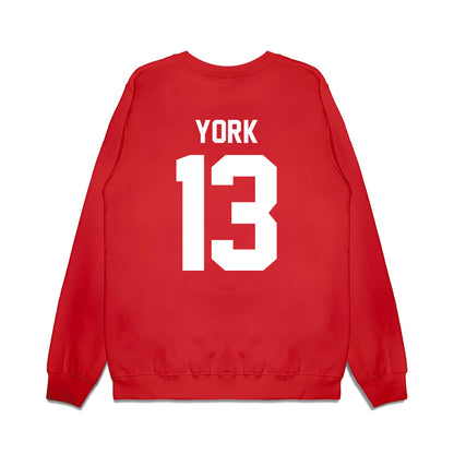 Houston - NCAA Football : Jayden York - Vintage Helmet Premium Crewneck Sweatshirt-1