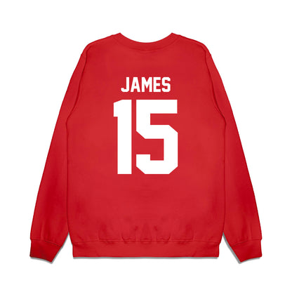 Houston - NCAA Football : Will James - Vintage Helmet Premium Crewneck Sweatshirt-1