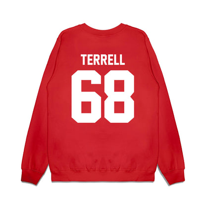 Houston - NCAA Football : Sean Terrell - Vintage Helmet Premium Crewneck Sweatshirt-1