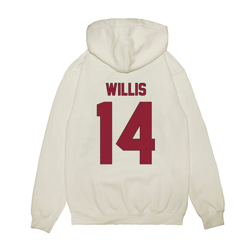 South Carolina - NCAA Football : Jaron Willis - Vintage Helmet Premium Hooded Sweatshirt-1