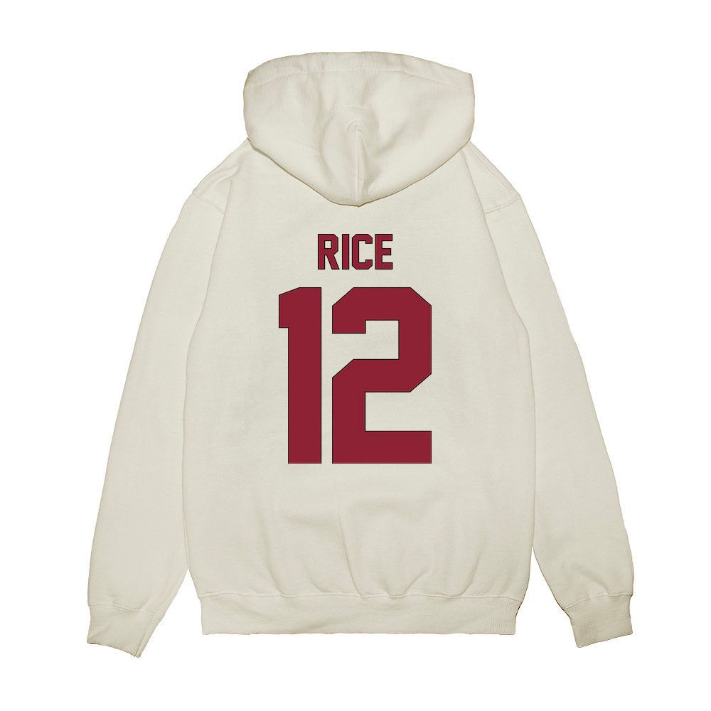 South Carolina - NCAA Football : Eriq Rice - Vintage Helmet Premium Hooded Sweatshirt-1