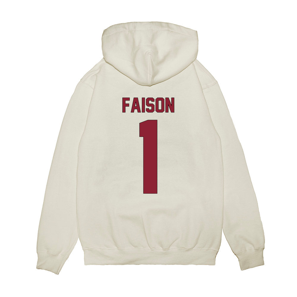 South Carolina - NCAA Football : Rahsul Faison - Vintage Helmet Premium Hooded Sweatshirt-1