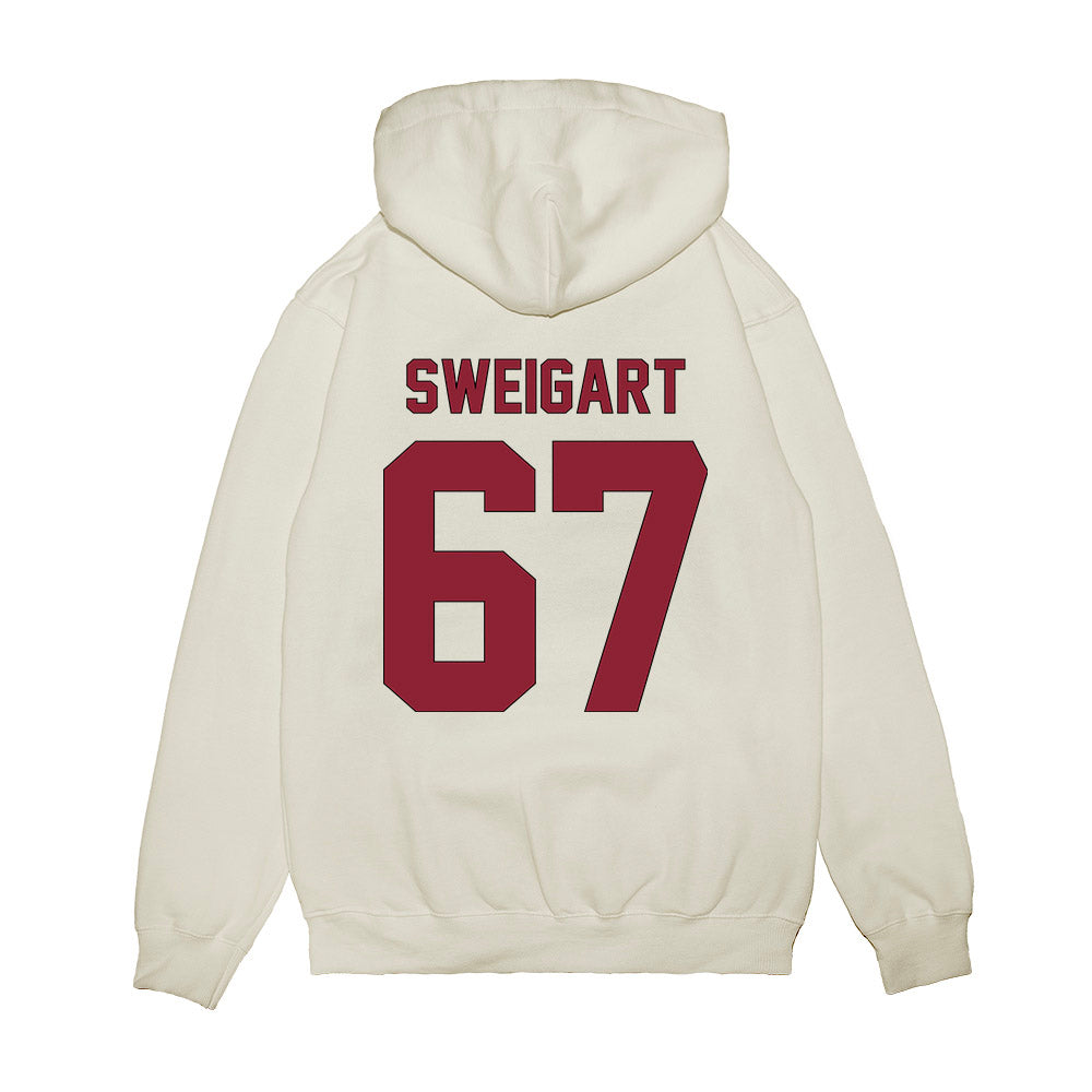 South Carolina - NCAA Football : Chase Sweigart - Vintage Helmet Premium Hooded Sweatshirt-1