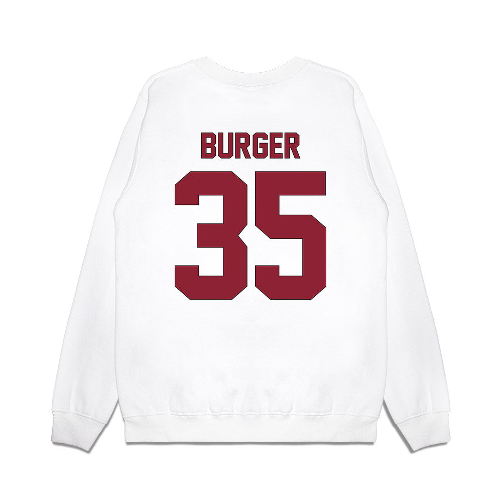 South Carolina - NCAA Football : Jackson Burger - Vintage Helmet Premium Crewneck Sweatshirt-1