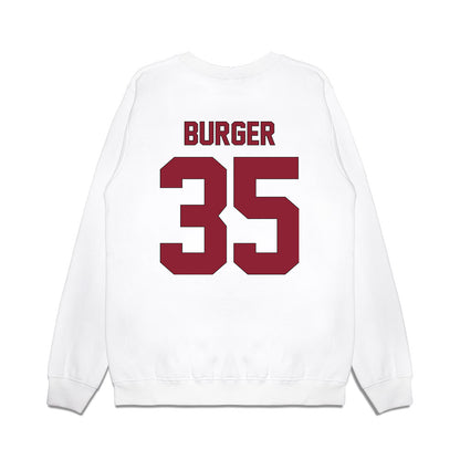 South Carolina - NCAA Football : Jackson Burger - Vintage Helmet Premium Crewneck Sweatshirt-1