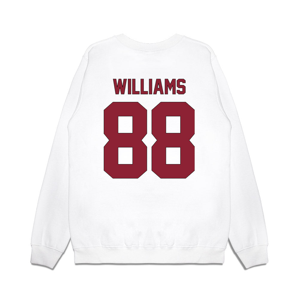South Carolina - NCAA Football : Caleb Williams - Vintage Helmet Premium Crewneck Sweatshirt-1