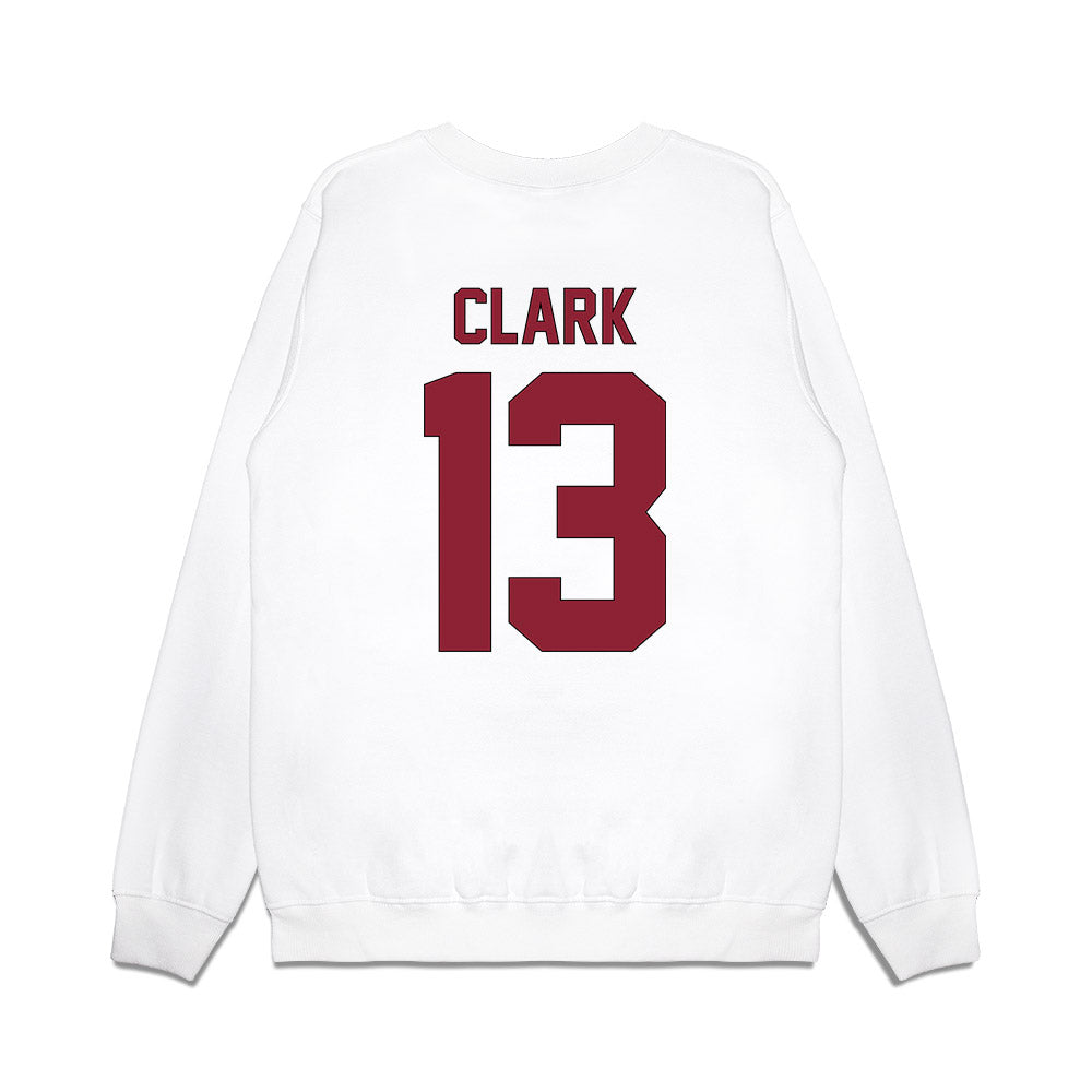 South Carolina - NCAA Football : Malik Clark - Vintage Helmet Premium Crewneck Sweatshirt-1