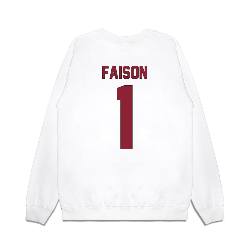 South Carolina - NCAA Football : Rahsul Faison - Vintage Helmet Premium Crewneck Sweatshirt-1