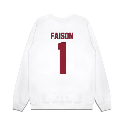 South Carolina - NCAA Football : Rahsul Faison - Vintage Helmet Premium Crewneck Sweatshirt-1