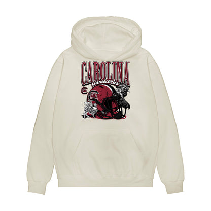 South Carolina - NCAA Football : Anthony Addison - Vintage Helmet Premium Hooded Sweatshirt-0