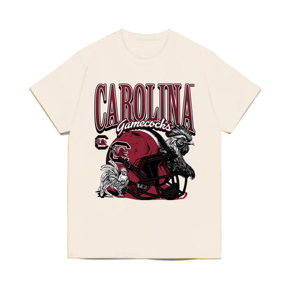 South Carolina - NCAA Football : Andrew Harris - Vintage Helmet Comfort Colors T-Shirt-0