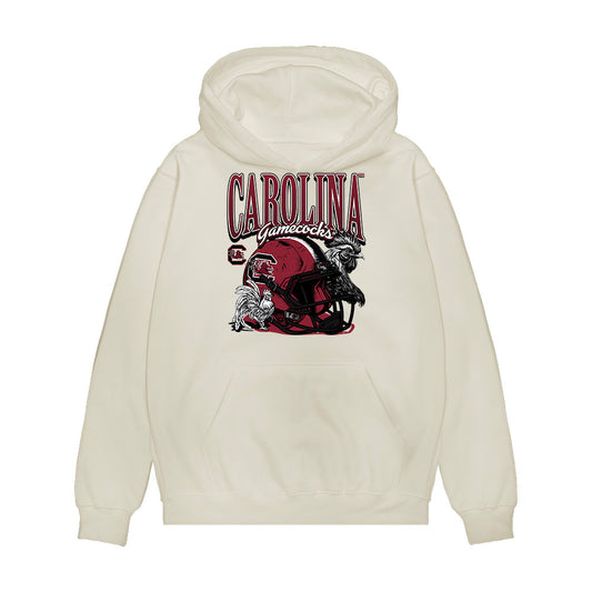 South Carolina - NCAA Football : Justin Okoronkwo - Vintage Helmet Premium Hooded Sweatshirt-0