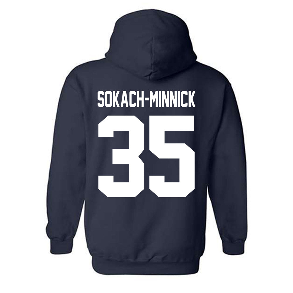 Penn State - NCAA Football : Blaise Sokach-Minnick - Vintage Shersey Hooded Sweatshirt-1