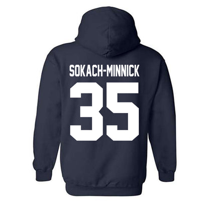 Penn State - NCAA Football : Blaise Sokach-Minnick - Vintage Shersey Hooded Sweatshirt-1