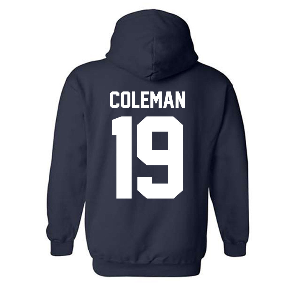Penn State - NCAA Football : Chaz Coleman - Vintage Shersey Hooded Sweatshirt-1