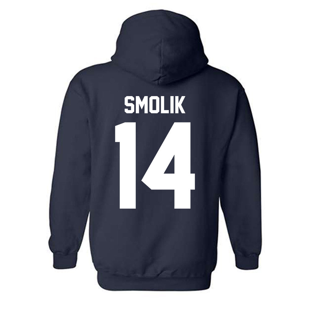 Penn State - NCAA Football : Jaxon Smolik - Vintage Shersey Hooded Sweatshirt-1