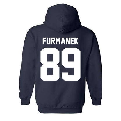 Penn State - NCAA Football : Finn Furmanek - Vintage Shersey Hooded Sweatshirt-1