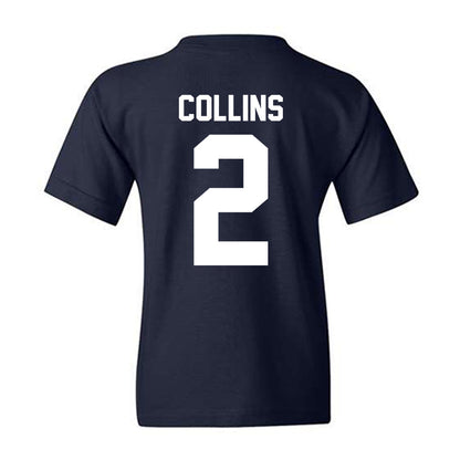 Penn State - NCAA Football : Audavion Collins - Vintage Shersey Youth T-Shirt-1