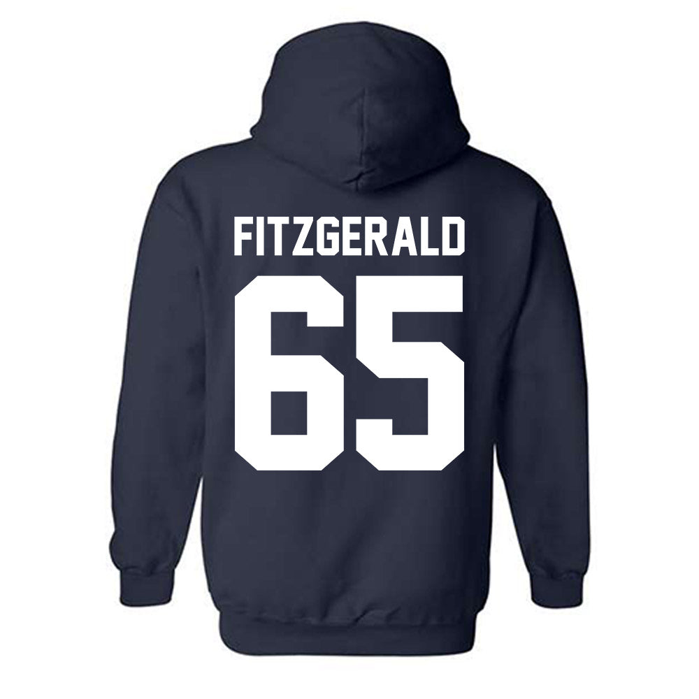 Penn State - NCAA Football : Jim Fitzgerald - Vintage Shersey Hooded Sweatshirt-1