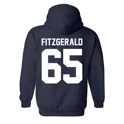 Penn State - NCAA Football : Jim Fitzgerald - Vintage Shersey Hooded Sweatshirt-1