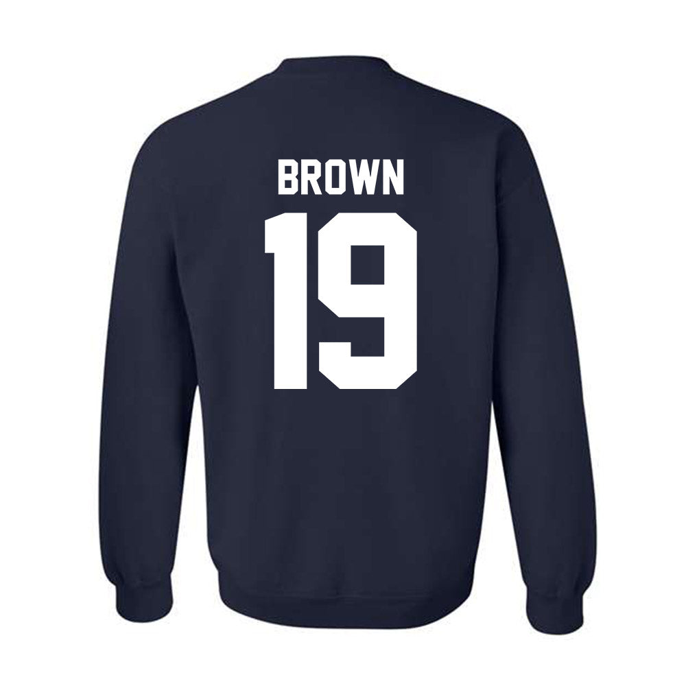 Penn State - NCAA Football : Josiah Brown - Vintage Shersey Crewneck Sweatshirt-1