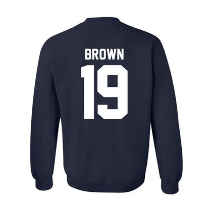 Penn State - NCAA Football : Josiah Brown - Vintage Shersey Crewneck Sweatshirt-1