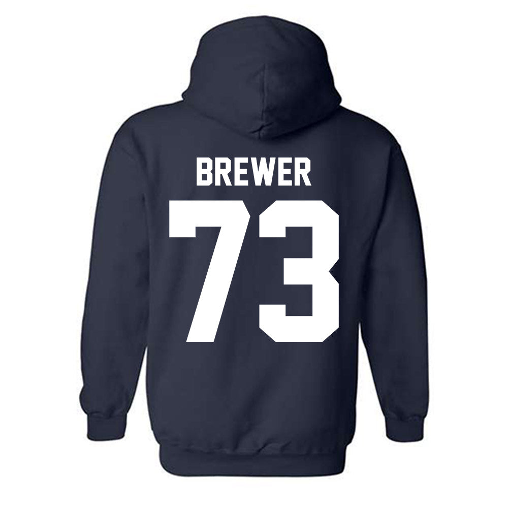 Penn State - NCAA Football : Caleb Brewer - Vintage Shersey Hooded Sweatshirt-1