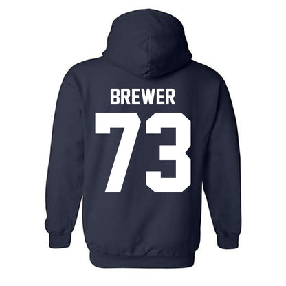 Penn State - NCAA Football : Caleb Brewer - Vintage Shersey Hooded Sweatshirt-1