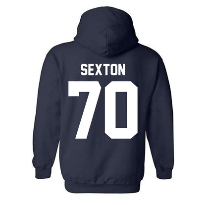 Penn State - NCAA Football : Garrett Sexton - Vintage Shersey Hooded Sweatshirt-1
