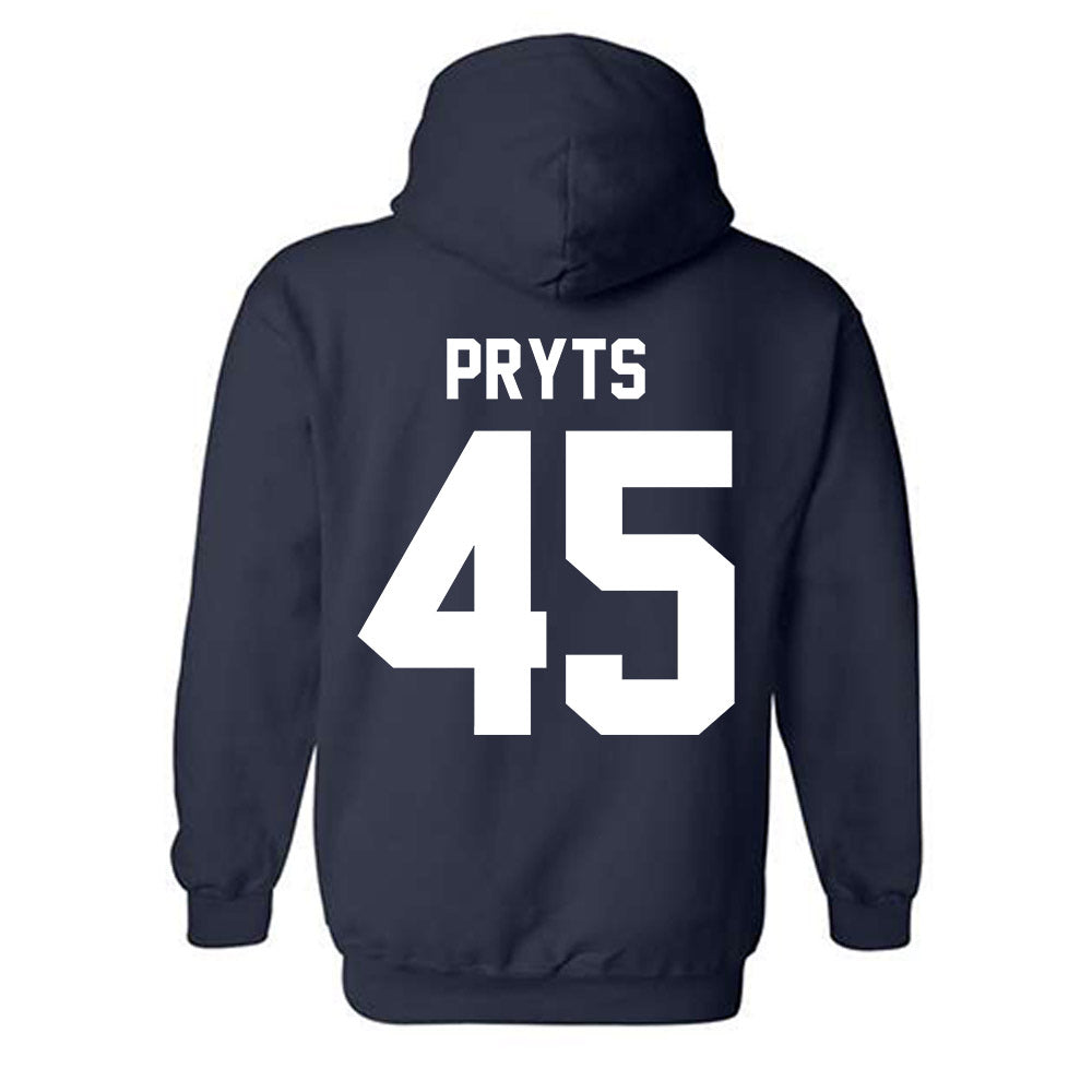 Penn State - NCAA Football : Jackson Pryts - Vintage Shersey Hooded Sweatshirt-1