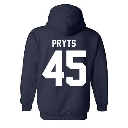 Penn State - NCAA Football : Jackson Pryts - Vintage Shersey Hooded Sweatshirt-1