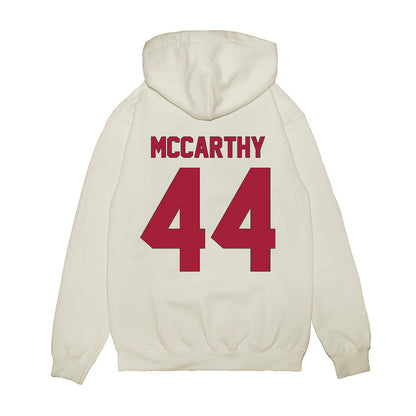 Indiana - NCAA Football : Mitch McCarthy - Vintage Helmet Premium Hooded Sweatshirt-1