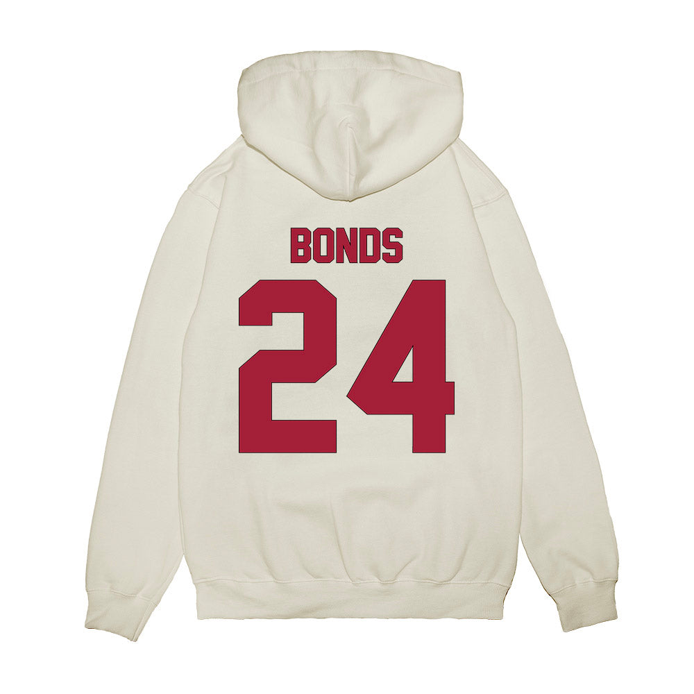 Indiana - NCAA Football : Bryson Bonds - Vintage Helmet Premium Hooded Sweatshirt-1