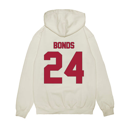 Indiana - NCAA Football : Bryson Bonds - Vintage Helmet Premium Hooded Sweatshirt-1