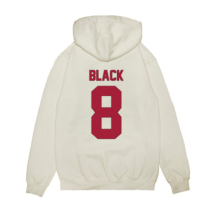 Indiana - NCAA Football : Kaelon Black - Vintage Helmet Premium Hooded Sweatshirt-1