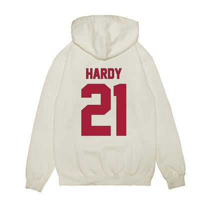 Indiana - NCAA Football : Rolijah Hardy - Vintage Helmet Premium Hooded Sweatshirt-1