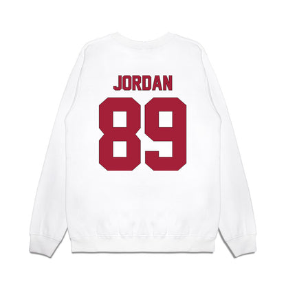 Indiana - NCAA Football : Camden Jordan - Vintage Helmet Premium Crewneck Sweatshirt-1