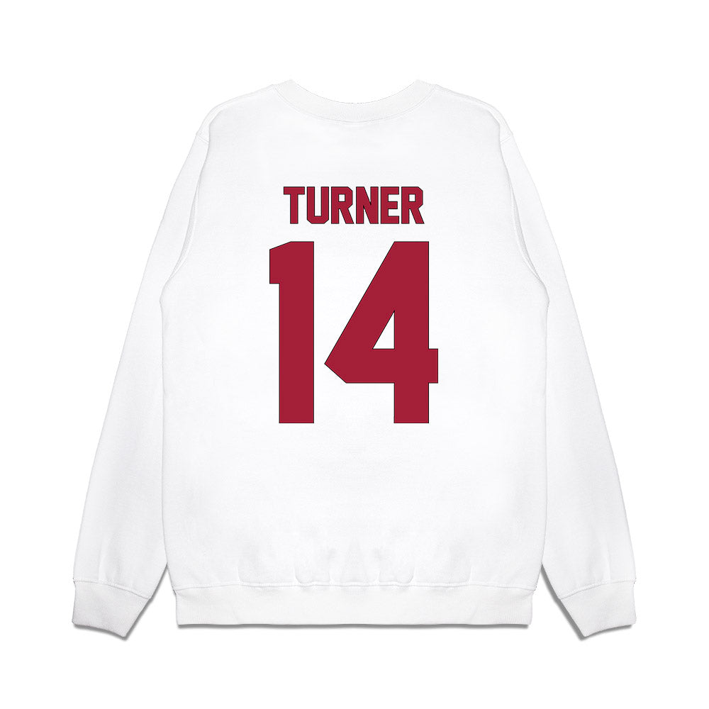 Indiana - NCAA Football : Kaiden Turner - Vintage Helmet Premium Crewneck Sweatshirt-1