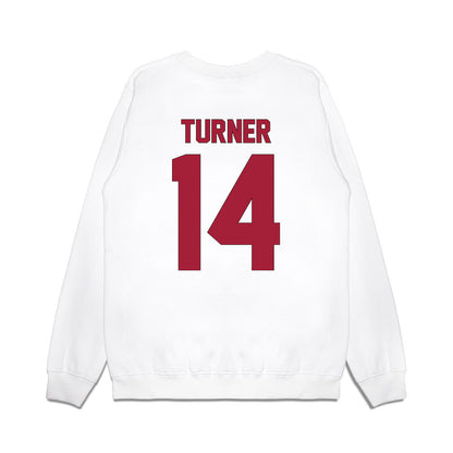 Indiana - NCAA Football : Kaiden Turner - Vintage Helmet Premium Crewneck Sweatshirt-1