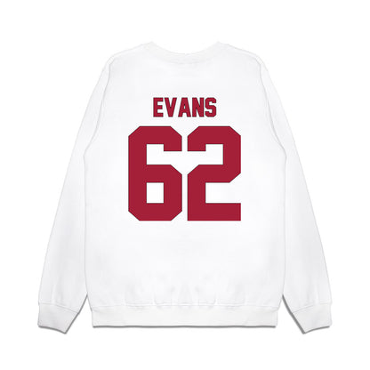 Indiana - NCAA Football : Drew Evans - Vintage Helmet Premium Crewneck Sweatshirt-1