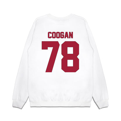 Indiana - NCAA Football : Patrick Coogan - Vintage Helmet Premium Crewneck Sweatshirt-1