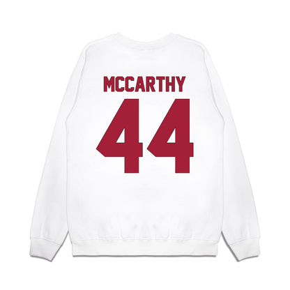 Indiana - NCAA Football : Mitch McCarthy - Vintage Helmet Premium Crewneck Sweatshirt-1