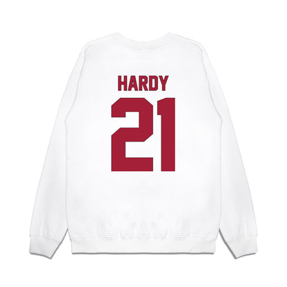 Indiana - NCAA Football : Rolijah Hardy - Vintage Helmet Premium Crewneck Sweatshirt-1