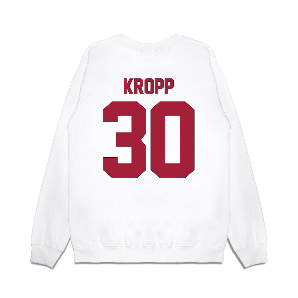 Indiana - NCAA Football : Kyler Kropp - Vintage Helmet Premium Crewneck Sweatshirt-1