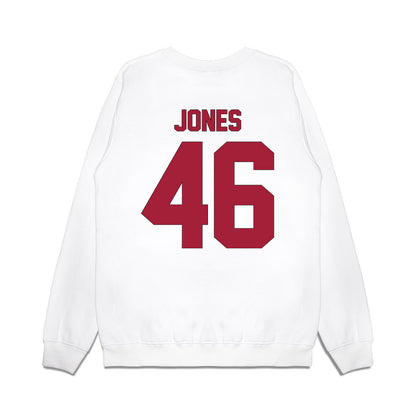 Indiana - NCAA Football : Isaiah Jones - Vintage Helmet Premium Crewneck Sweatshirt-1
