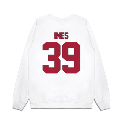 Indiana - NCAA Football : Carter Imes - Vintage Helmet Premium Crewneck Sweatshirt-1