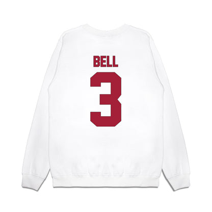 Indiana - NCAA Football : Jaylen Bell - Vintage Helmet Premium Crewneck Sweatshirt-1