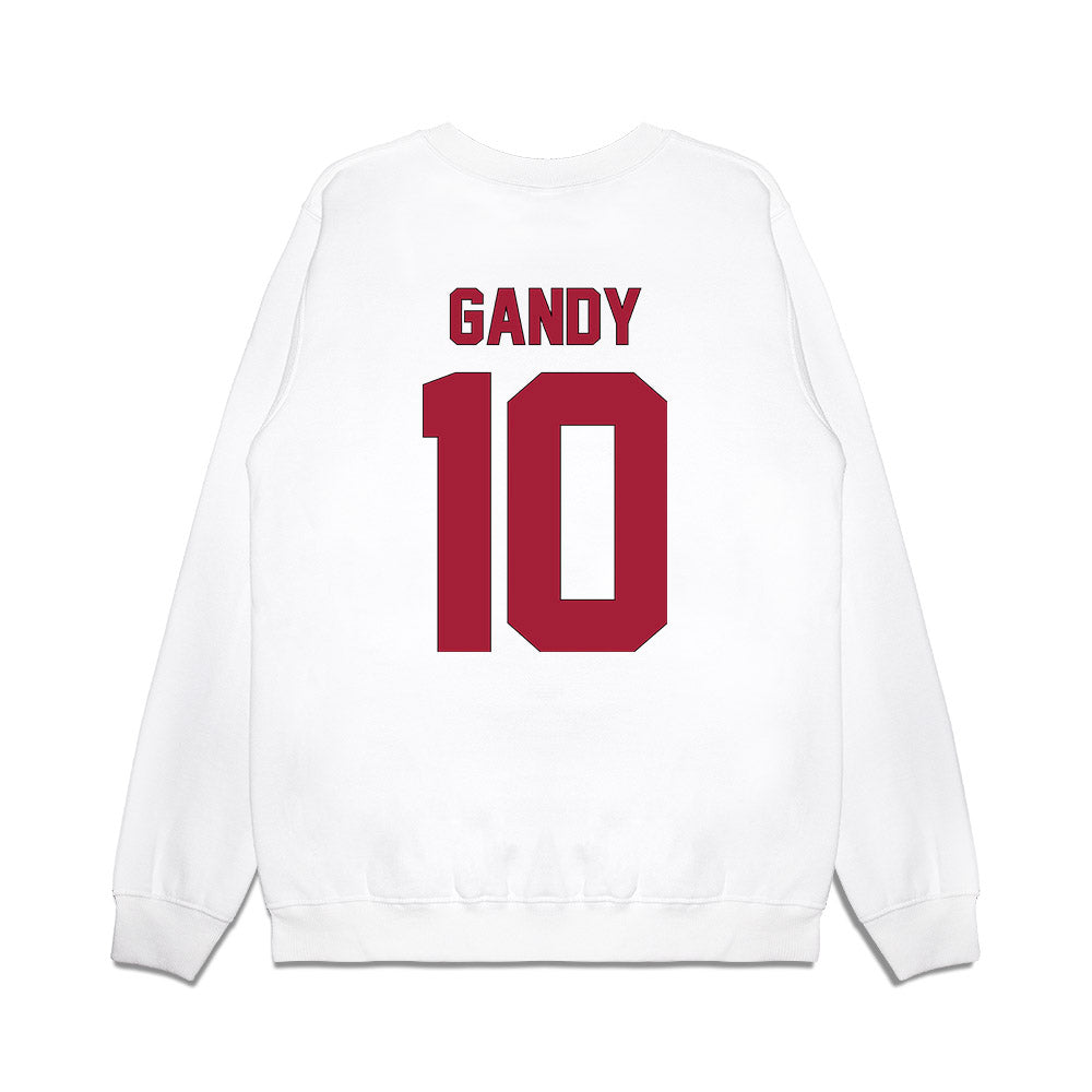 Indiana - NCAA Football : Ryland Gandy - Vintage Helmet Premium Crewneck Sweatshirt-1