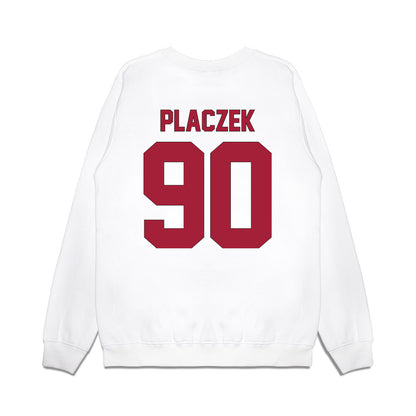 Indiana - NCAA Football : Josh Placzek - Vintage Helmet Premium Crewneck Sweatshirt-1