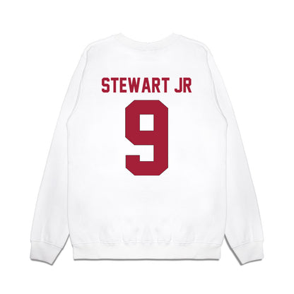 Indiana - NCAA Football : Seaonta Stewart Jr - Vintage Helmet Premium Crewneck Sweatshirt-1